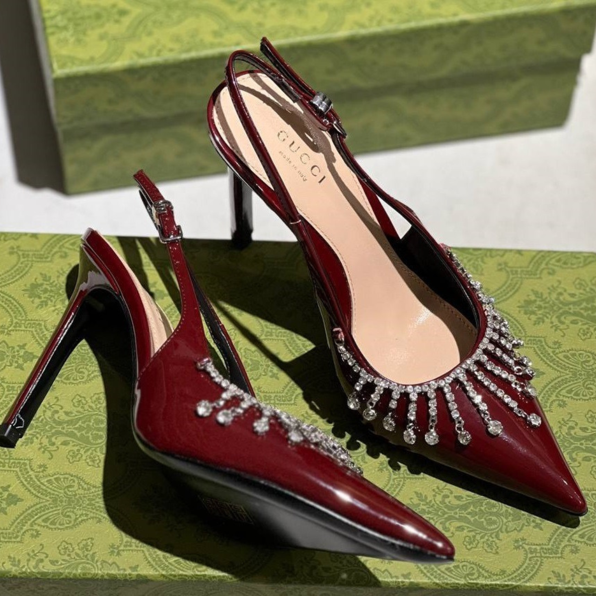 GUCCI GUINEVERE PUMPS 105MM